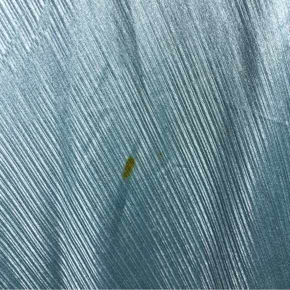 Vintage Miss Elaine Blue Robe with Lace Detail - Picture 7 of 7